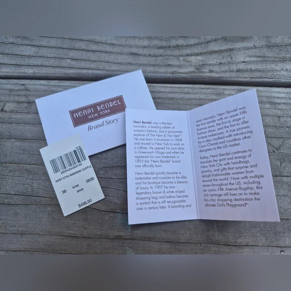 Henri Bendel West 57th Saffiano Leather Weekender - Picture 13 of 14